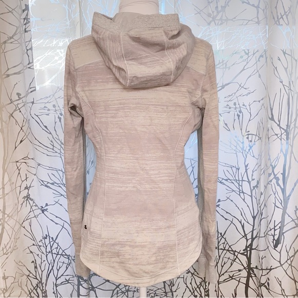 Lululemon silver spoon grey Post Sweat Pullover 1/2 zip neck hoodie sweatshirt - Picture 6 of 15